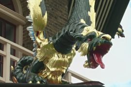 80 драконов вернулись на знаковую пагоду в ботанических садах Лондона