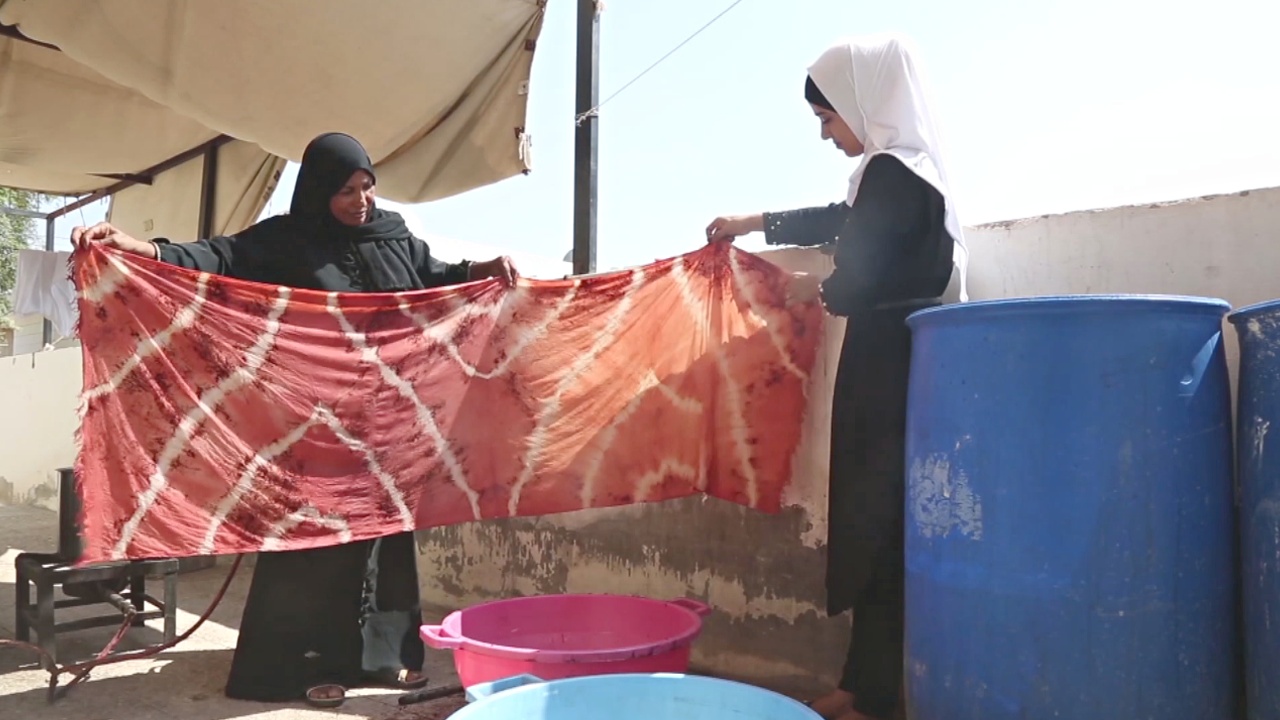 В Иорданской долине хранят природные способы окрашивания ткани