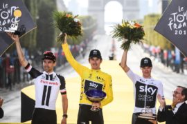 Сотни поклонников встретили победителя «Тур де Франс 2018»
