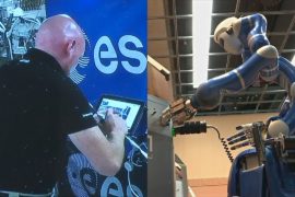 Немецкий астронавт с орбиты управлял роботом, который был на Земле