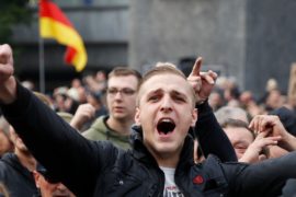 Немецкие политики осудили демонстрацию радикалов в городе Хемниц