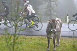 4000 велосипедистов поучаствовали в веломарафоне в Альпах