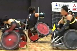 Японские игроки в регби на колясках призывают полюбить этот спорт