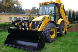 Экскаватор-погрузчик в аренду