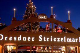 Старейшая рождественская ярмарка Германии открылась в Дрездене