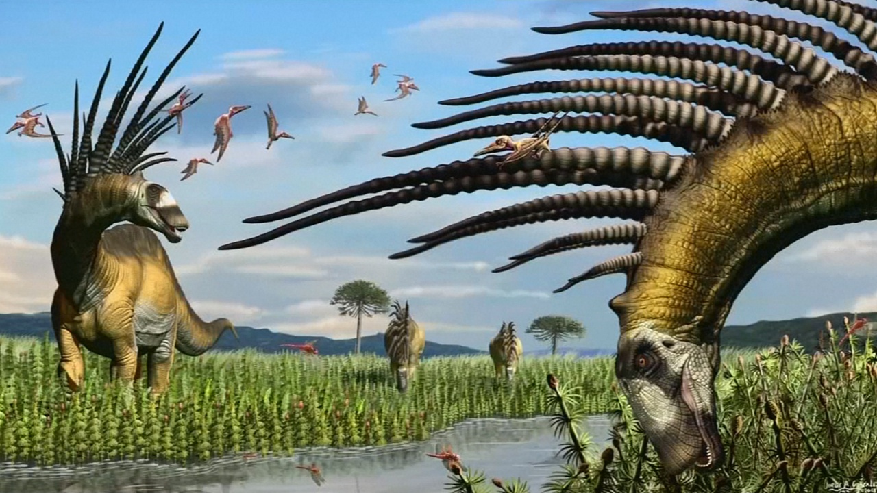Аргентинские учёные открыли новый вид динозавра с шипами на шее