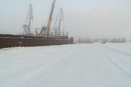 В Сибири для ремонта корабли «вымораживают» изо льда