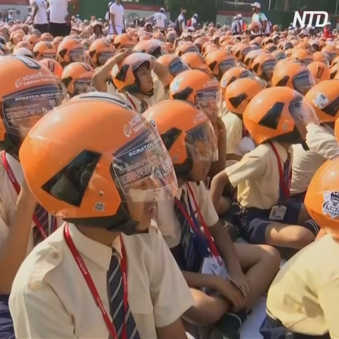Новый рекорд – почти 5000 человек в шлемах