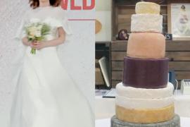 Торт из сыра и накидки: свадебные тренды 2019
