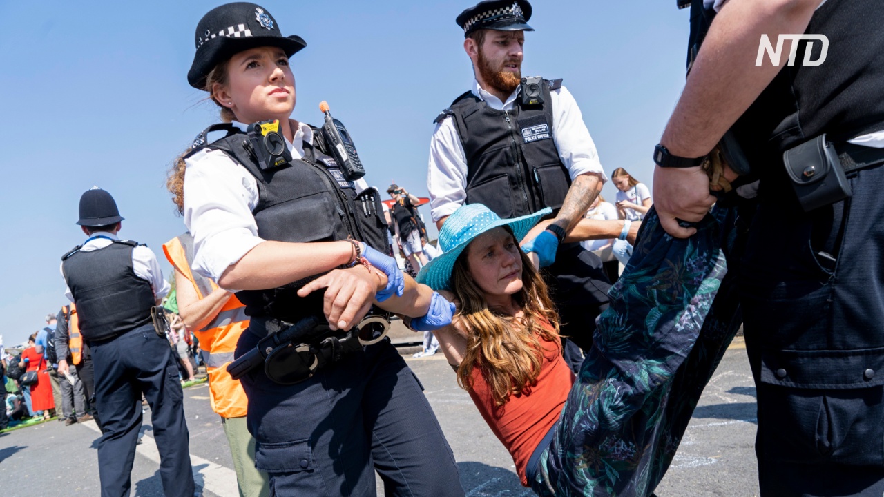 В Лондоне арестовали уже более 1000 климатических активистов