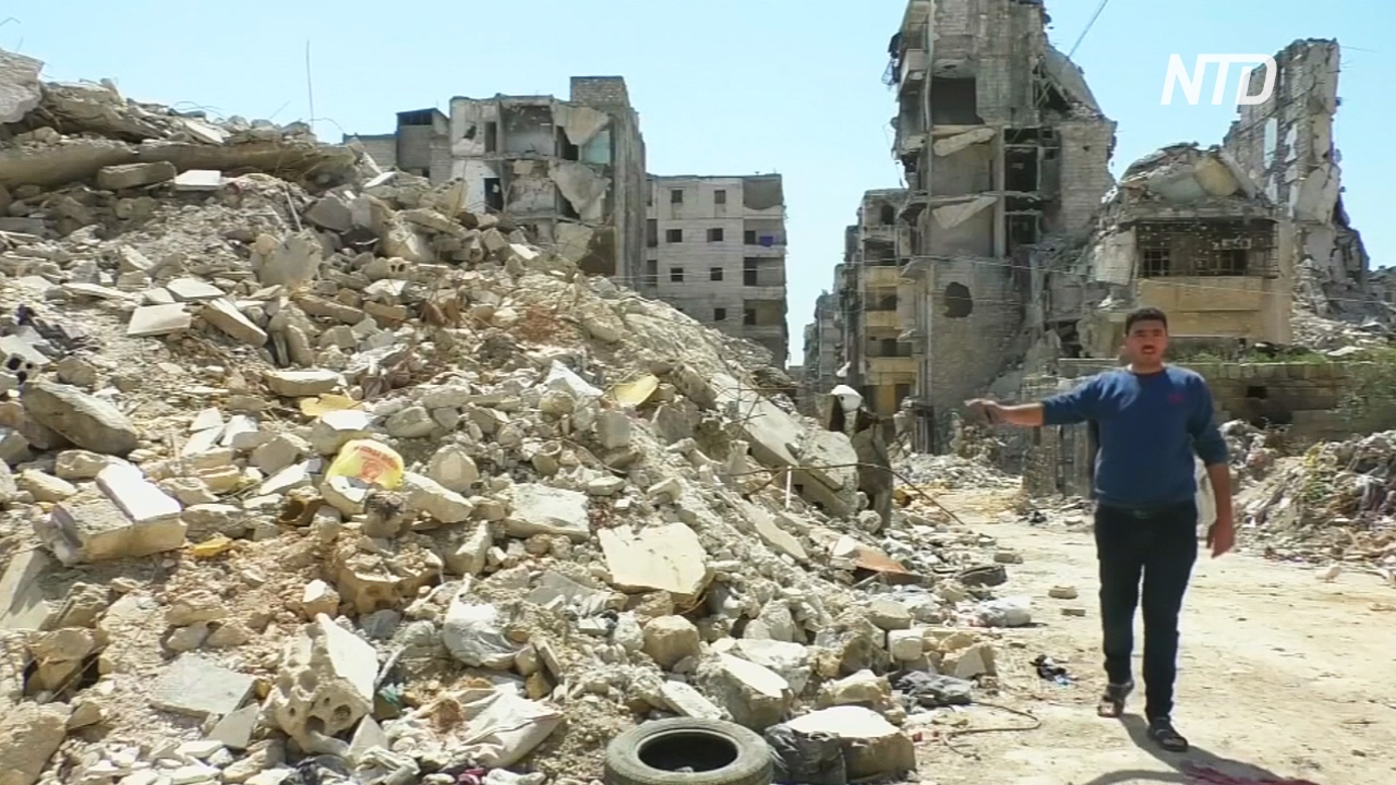Как живётся людям в полуразрушенном войной Алеппо