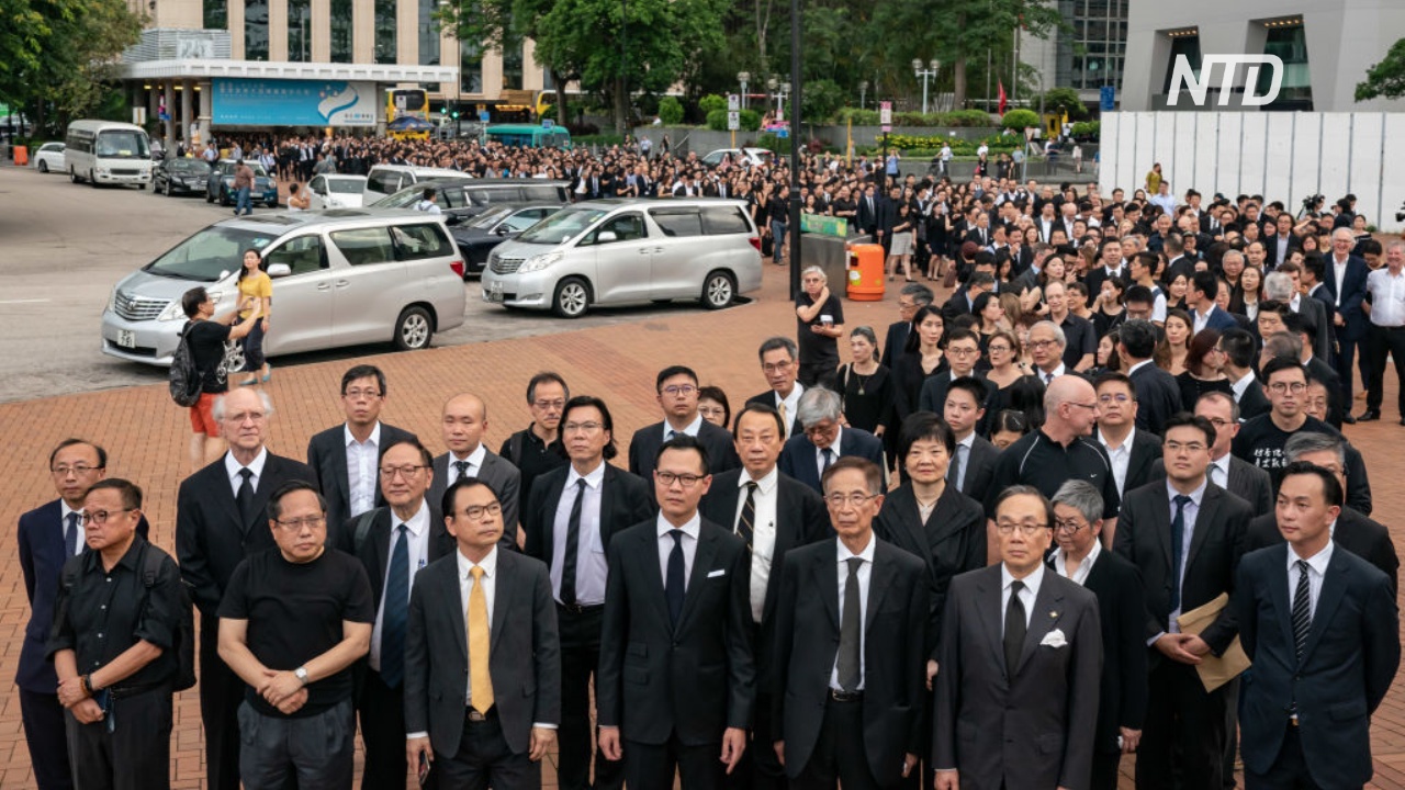 Тысячи адвокатов Гонконга протестуют против закона об экстрадиции