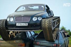 Петербуржец поставил на гусеницы спорткупе Bentley