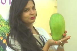 5-килограммовые манго показали на фестивале в Индии