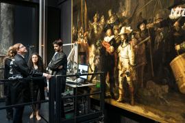Реставрацию шедевра Рембрандта показывают в режиме онлайн