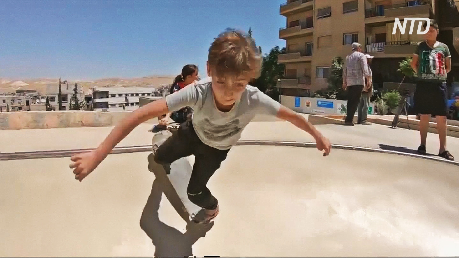 В Сирии для детей, пострадавших из-за войны, построили скейтпарк
