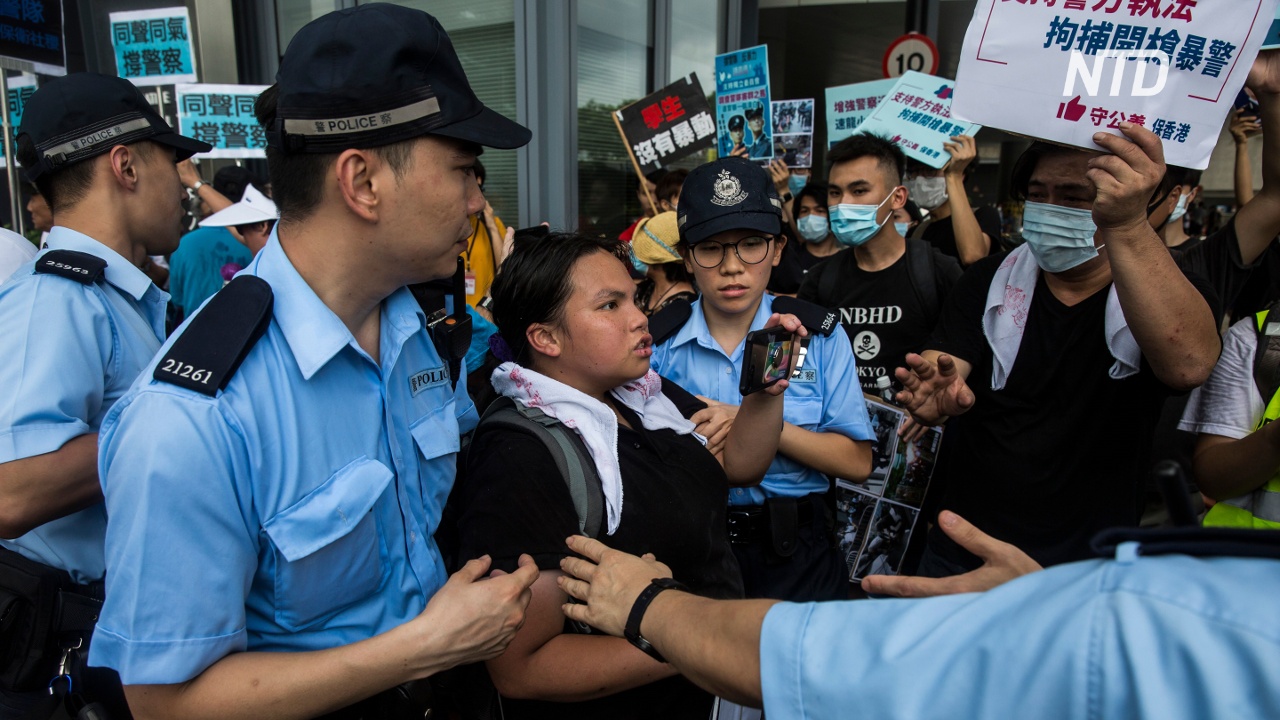 В Гонконге активистов арестовали за разглашение личных данных полицейских