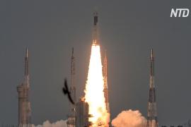 Индия успешно запустила к Луне спускаемый аппарат