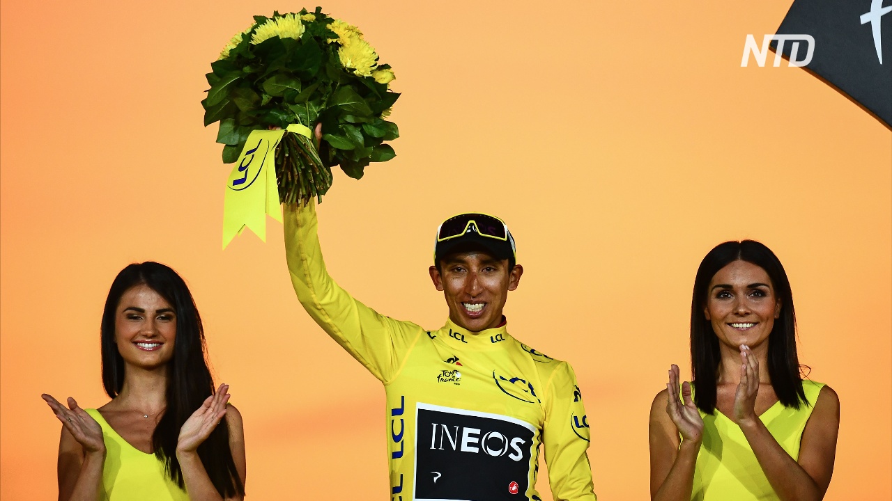 Слёзы радости: колумбийцы отмечают победу соотечественника в «Тур де Франс»