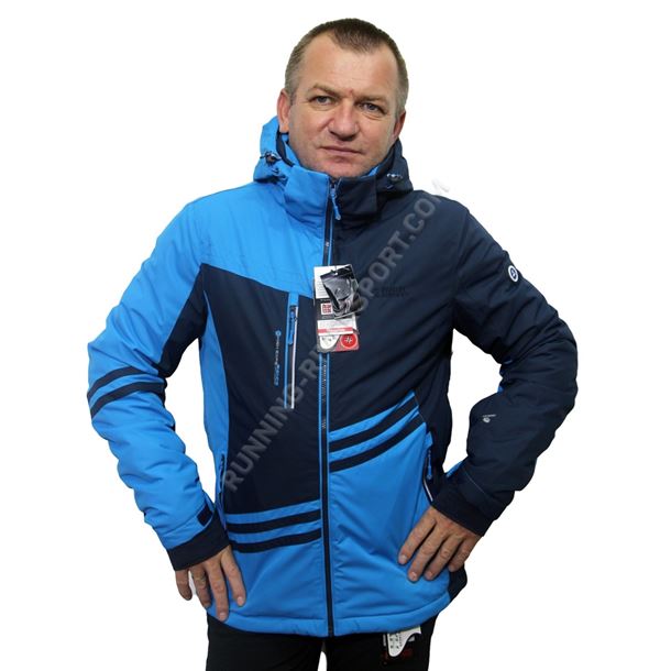 Куртка горнолыжная мужская мультиколор HYCB7165 sky blue - grey blue 1112