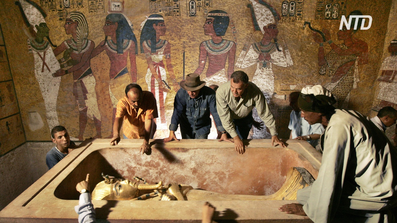 Позолоченный саркофаг Тутанхамона впервые отреставрируют