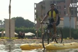 Прогулка по Нилу на водном велосипеде – новое развлечение египтян