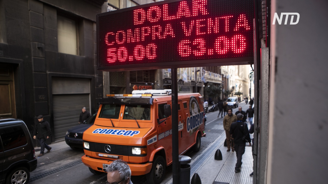 Курс аргентинского песо рухнул на треть после праймериз