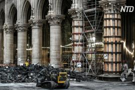 В соборе Парижской Богоматери возобновились ремонтные работы