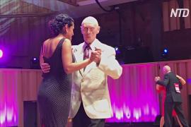 99-летний ветеран войны выступил на чемпионате по танго в Аргентине