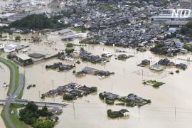В Японии после наводнений произошло землетрясение