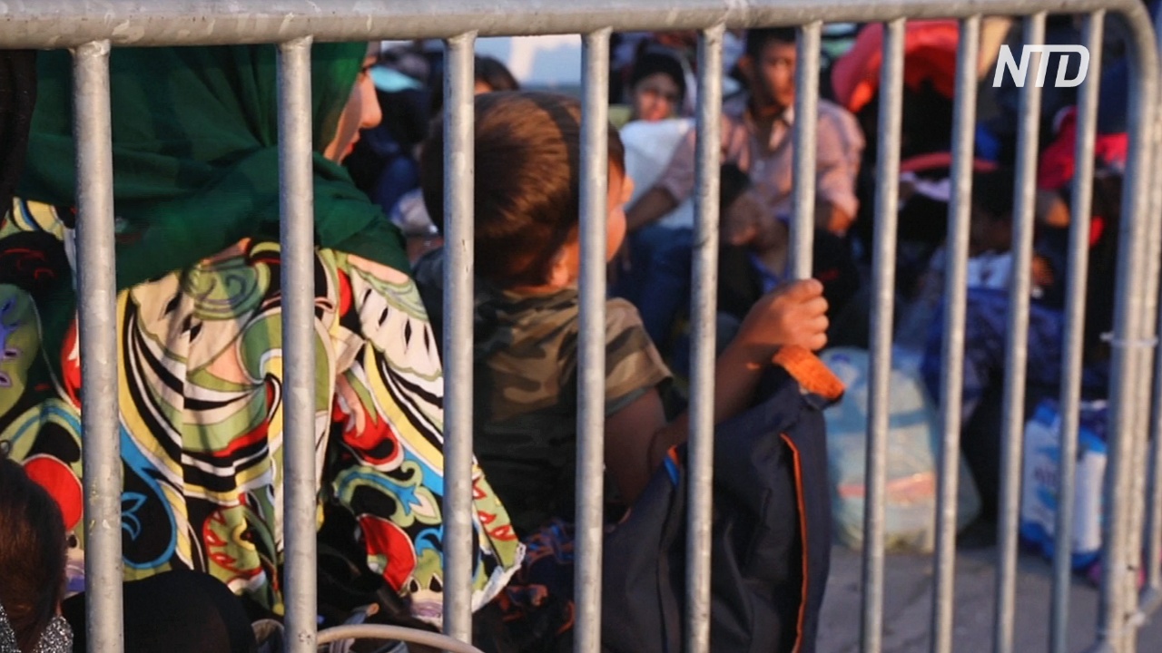 Власти Греции переселяют мигрантов с Лесбоса на материк