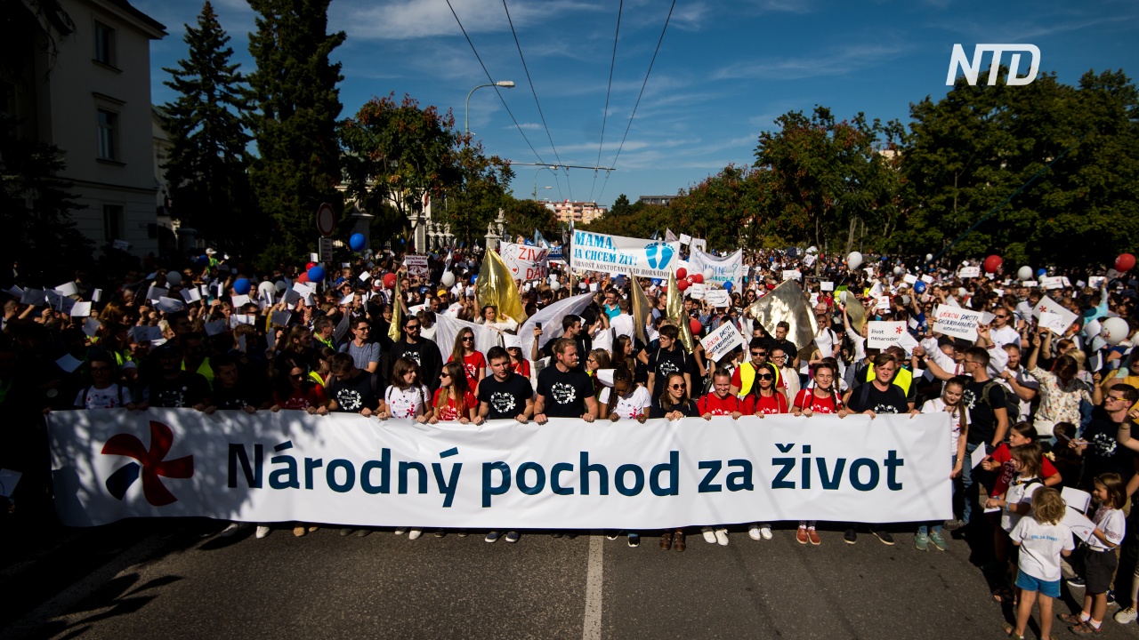 Десятки тысяч словаков вышли на марш против абортов
