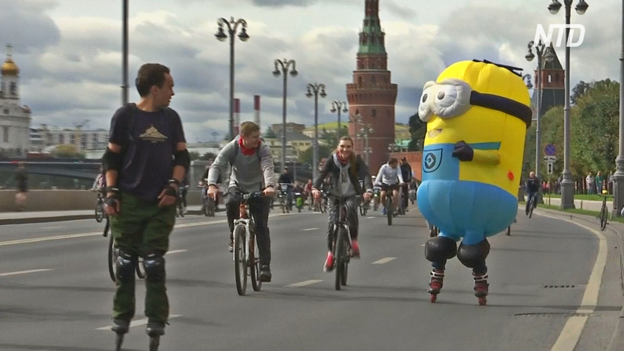 Осенний велопарад в Москве собрал 30 тысяч участников