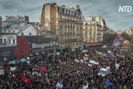 Профсоюзы Франции обещают бастовать против пенсионной реформы и в праздники