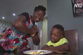 Забавная еда: нигерийка придумала, как вдохновлять детей есть
