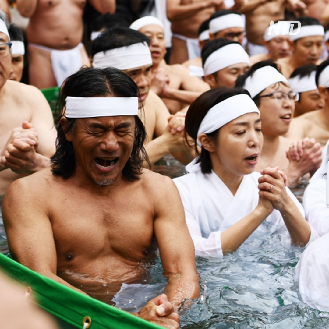 Как 108 японцев очищали тело и душу в ледяной воде