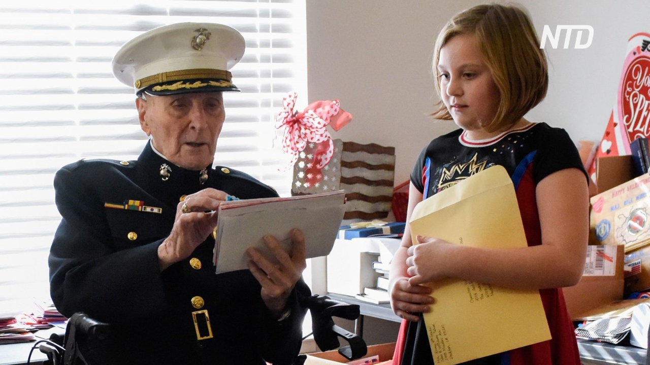 Операция «Валентинка»: 104-летнему ветерану пришло 70 тыс. писем