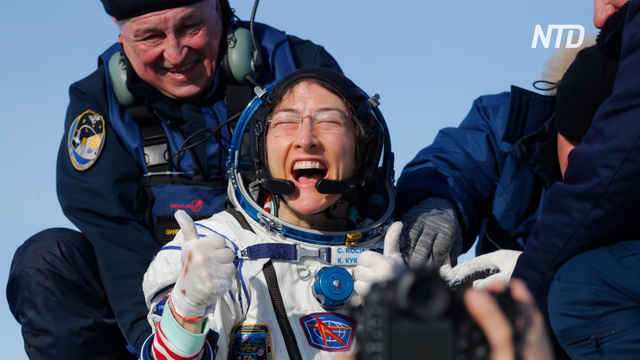 Астронавт-рекордсмен Кристина Кук рассказала о жизни на Земле и о космических планах