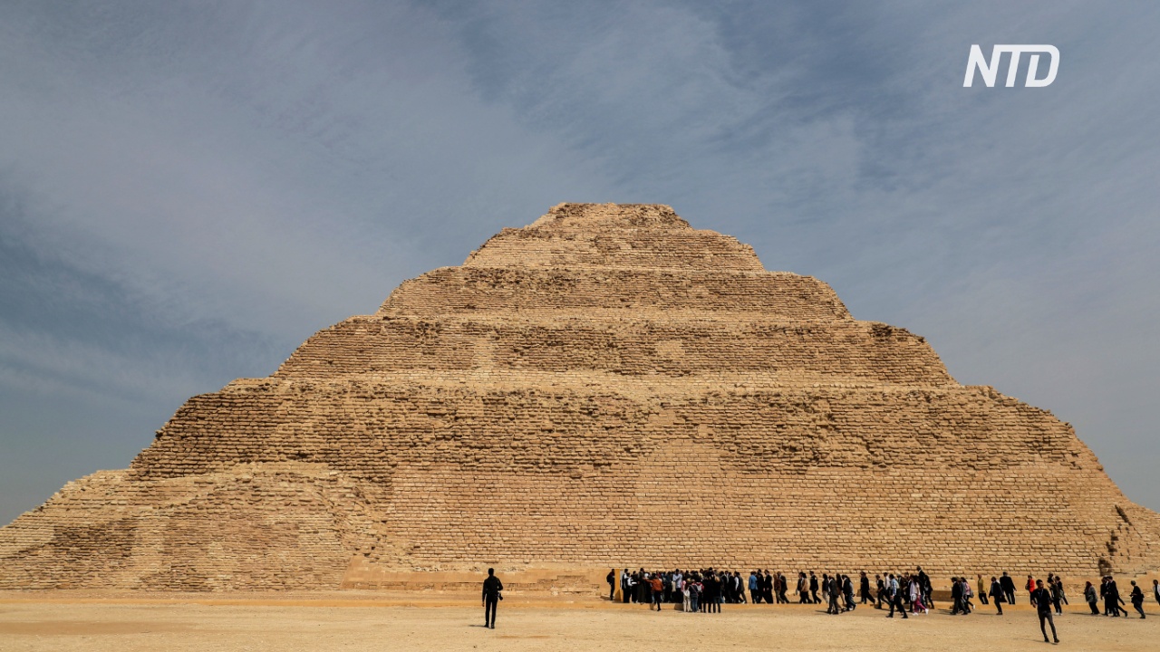 После 14 лет реставрации в Египте открыли пирамиду Джосера