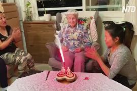 Израильтянка из-за эпидемии встретила 97-летие без родных, но не унывает