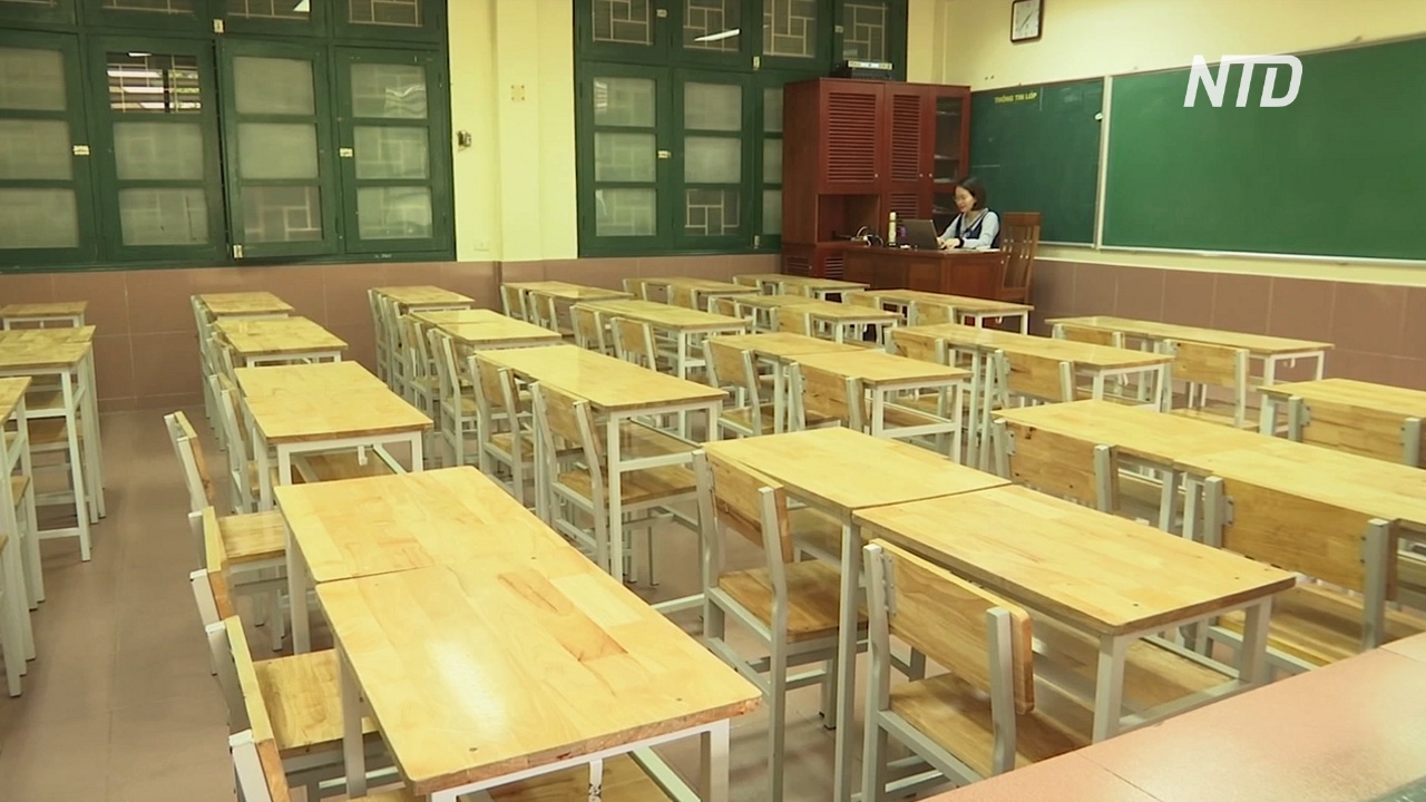Вьетнамские школы открылись, но работают онлайн