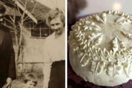 100-летний свадебный торт нашли в гараже
