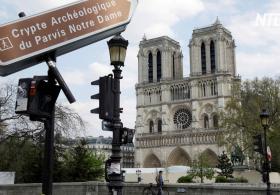 Большой колокол Собора Парижской Богоматери зазвонил в годовщину пожара