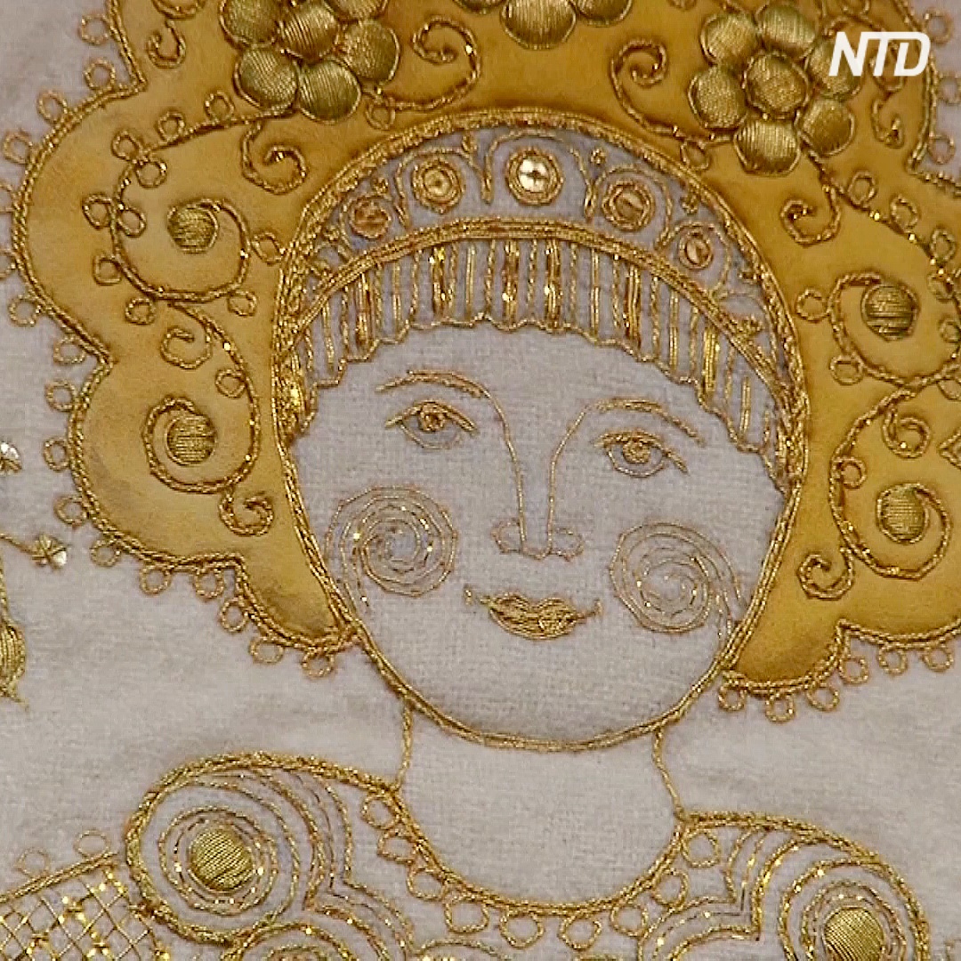 Город Торжок хранит традицию золотного шитья с XIII века