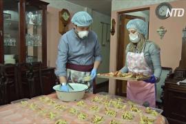 Боливийская семья готовит бесплатные обеды для полиции и врачей