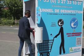 Дезинфекционный тоннель против коронавируса создали во Франции