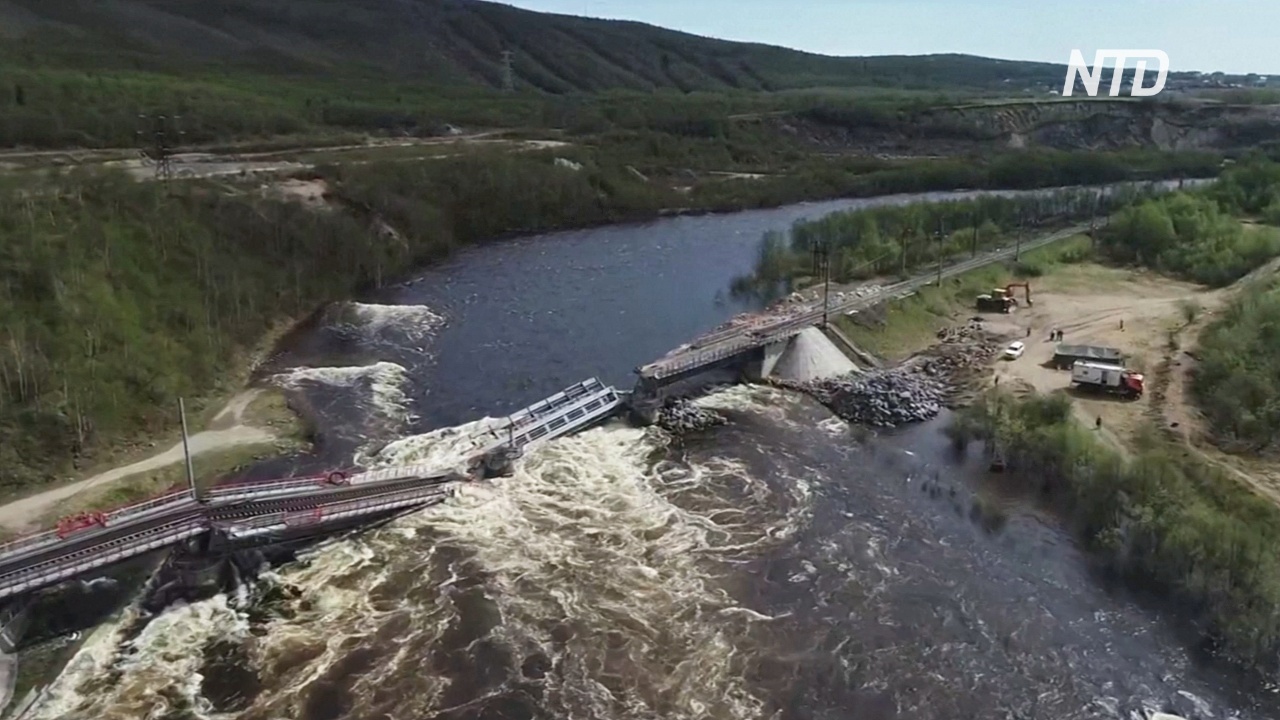 РЖД отменили поезда в Мурманск из-за рухнувшего моста