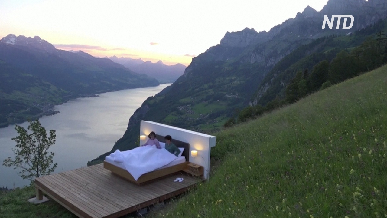 Номер на лоне природы: Швейцарию и Лихтенштейн превратили в огромный отель