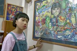 Рисунки о пандемии: вьетнамская девочка три месяца карантина писала картины