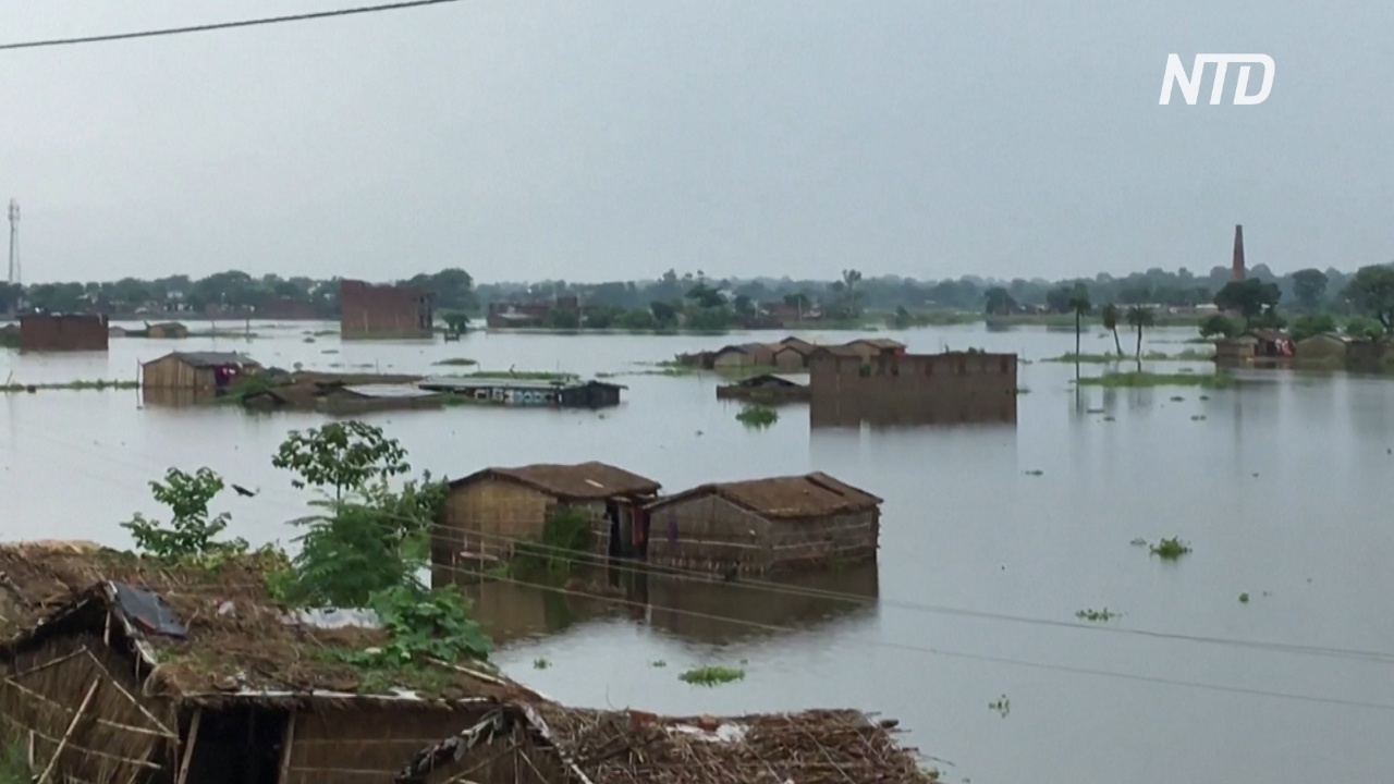 Наводнения в Индии: люди молят власти о помощи